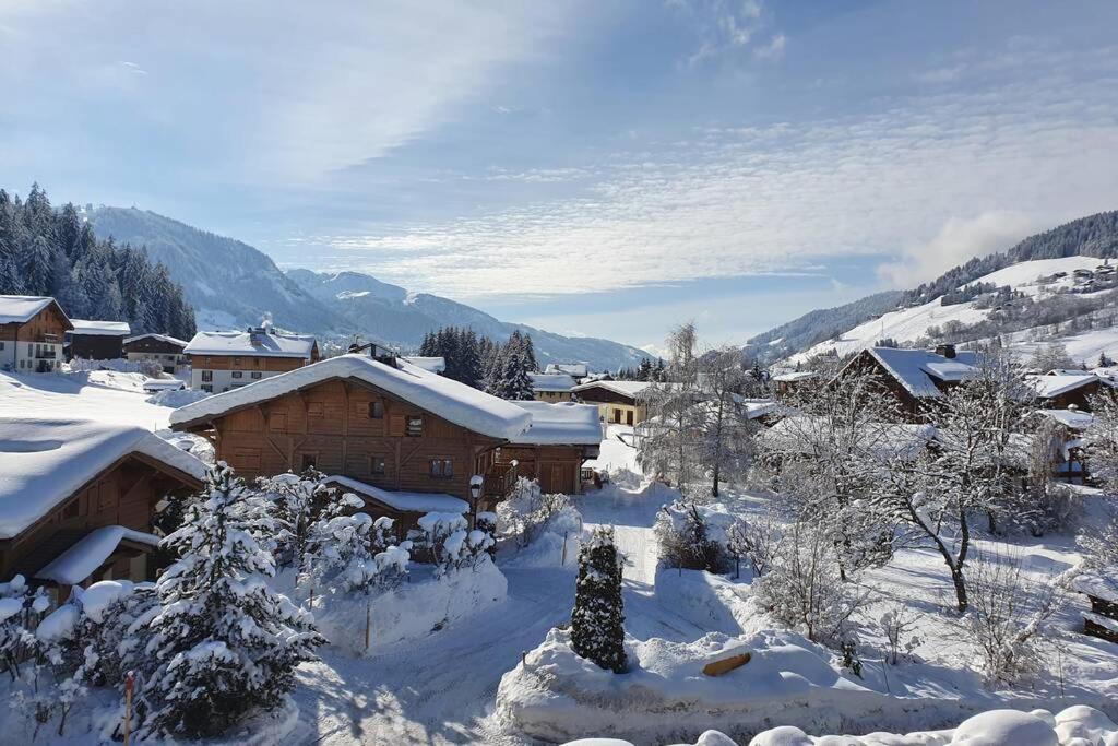 *** Le Refuge *** Logement standing Megève Demi-Quartier Buitenkant foto